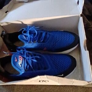 Nike Air Max 270 Royal Blue Athletic Shoes